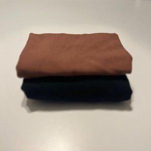 Set of 2 Womens Old Navy Tank Top (brown) & Tee (black) - Size M